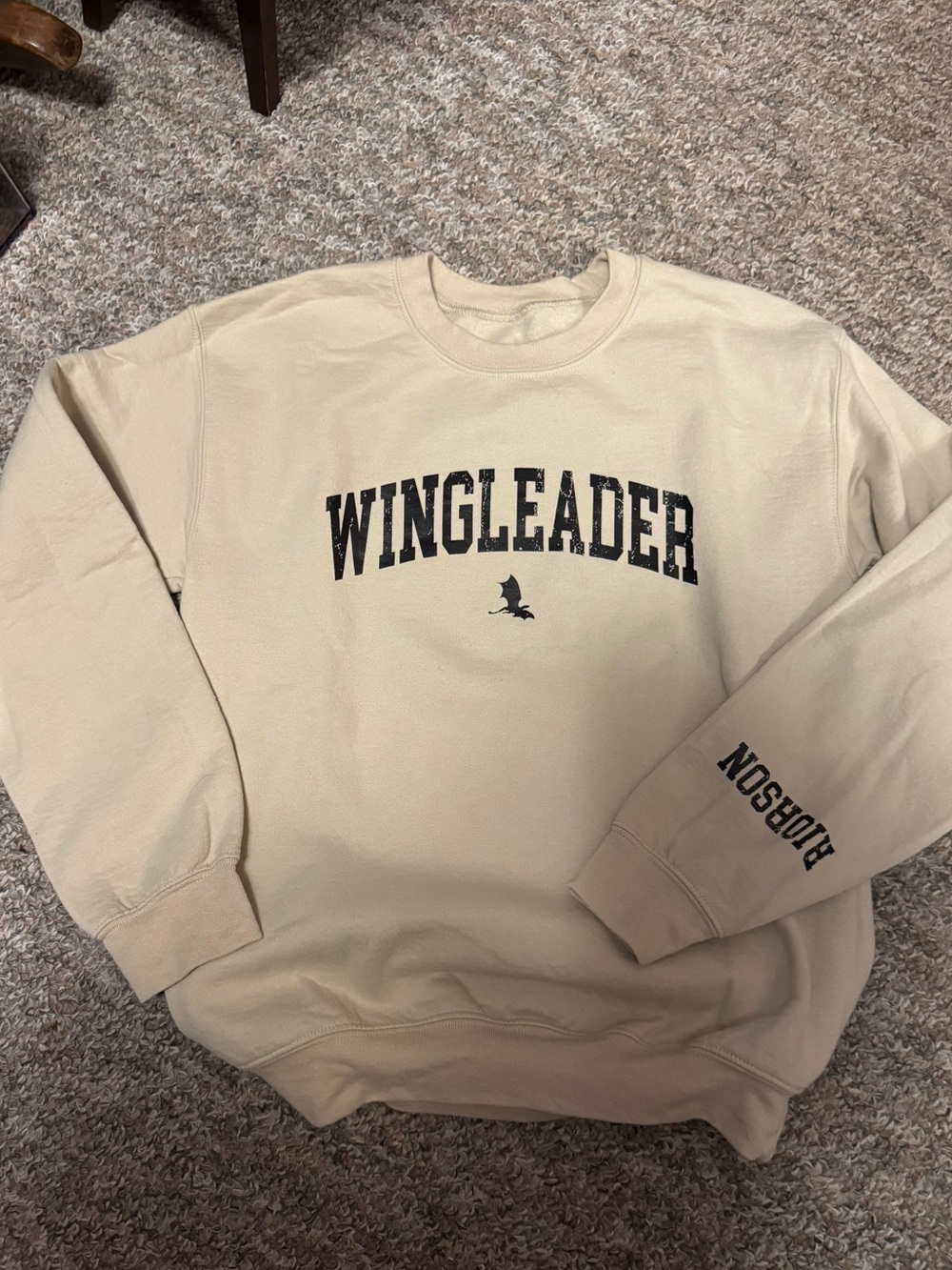 Fourth Wing-Wingleader-Riorson Crewneck sweatshirt
